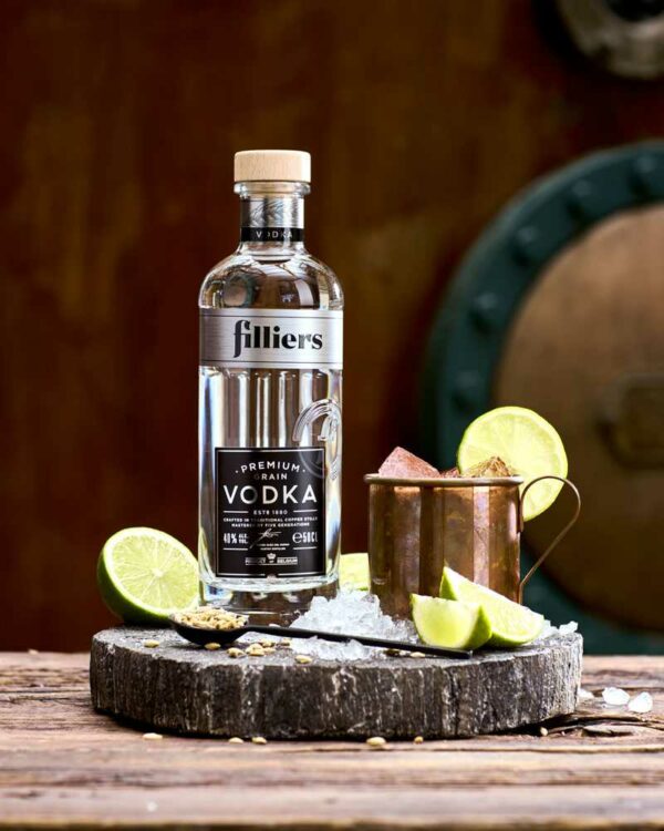 Filliers Pure Grain Vodka 500ML - Image 2
