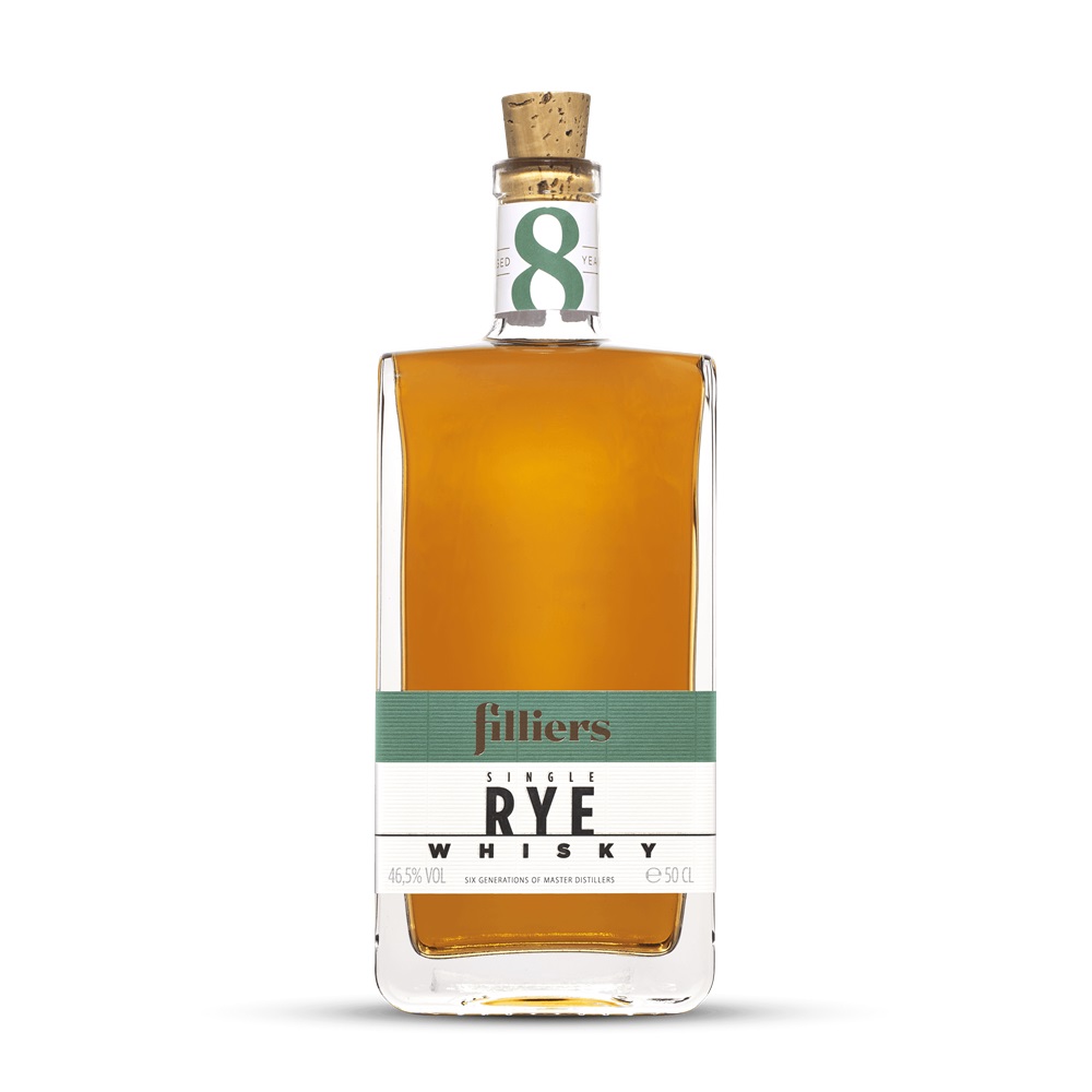 Filliers 8YO Single Rye Whisky 500ML